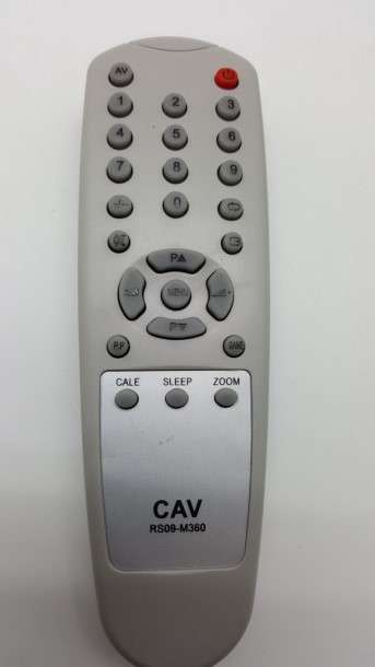 REMOTE CONTROL RS09-M360 REMOTE FOR TELEFUNKEN TV AND OTHER
